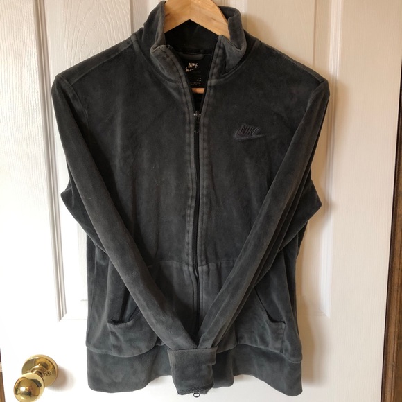 Nike Velour Track Jacket - Picture 1 of 5
